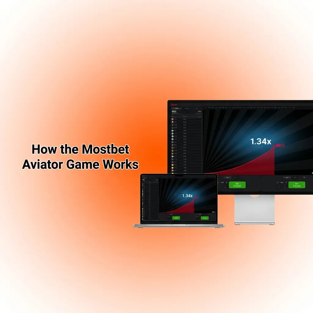 Mostbet Aviator game interface showing a rising multiplier plane mechanic with bet panel and live bets display