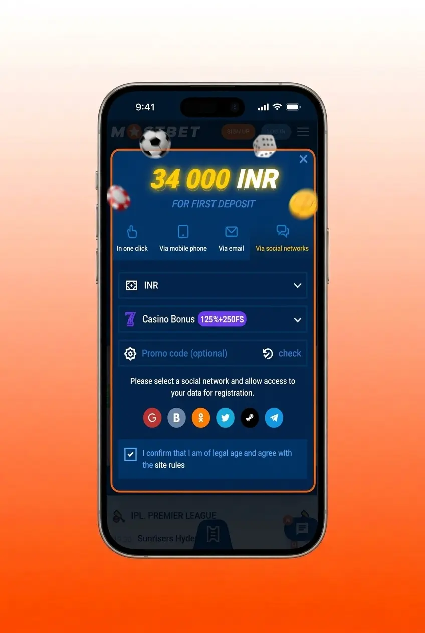Step-by-step guide showing how to claim a Mostbet bonus in India from registration to withdrawal in 7 steps