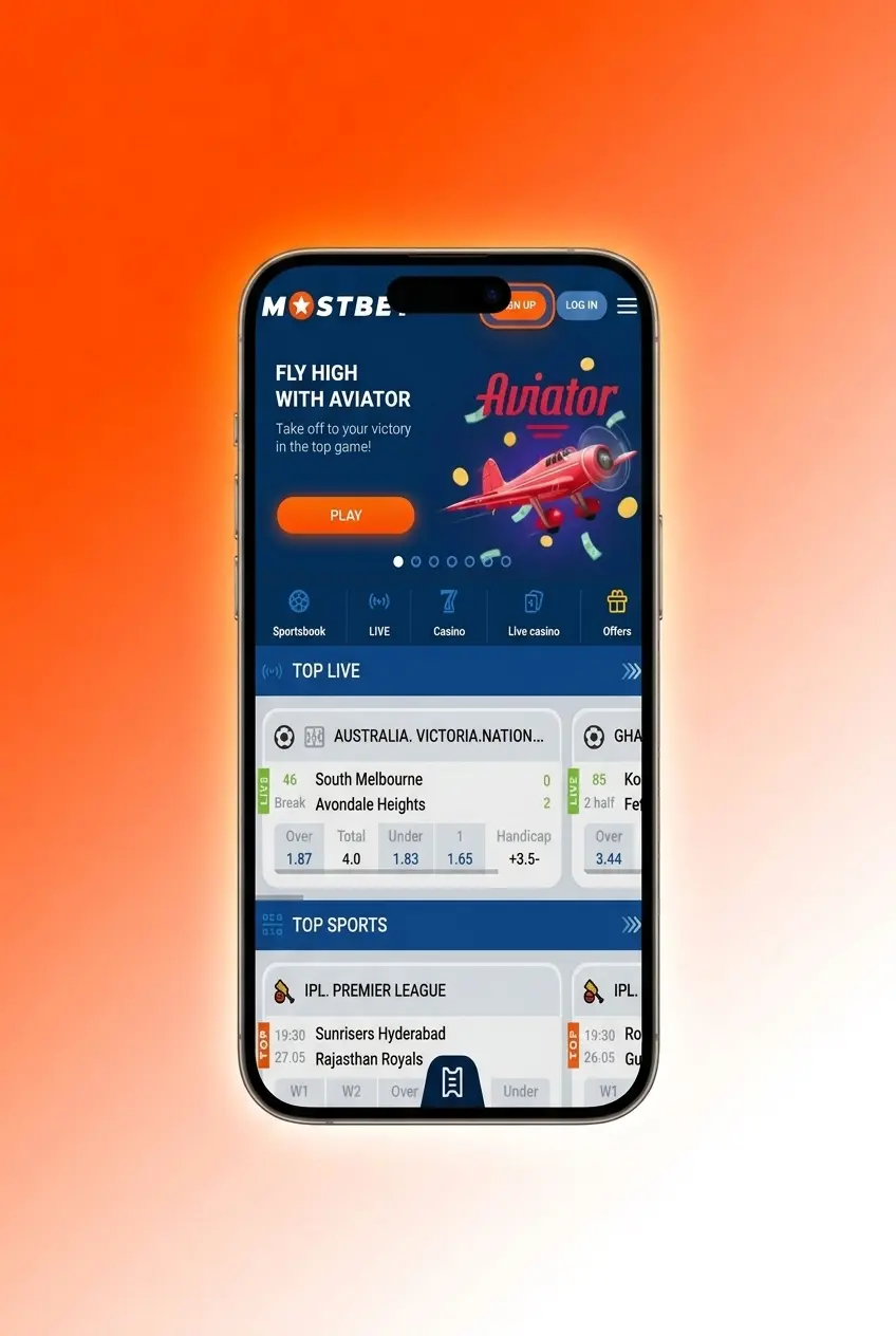 JetX game on Mostbet India showing crash game interface with bet slots and cash-out button for real money play