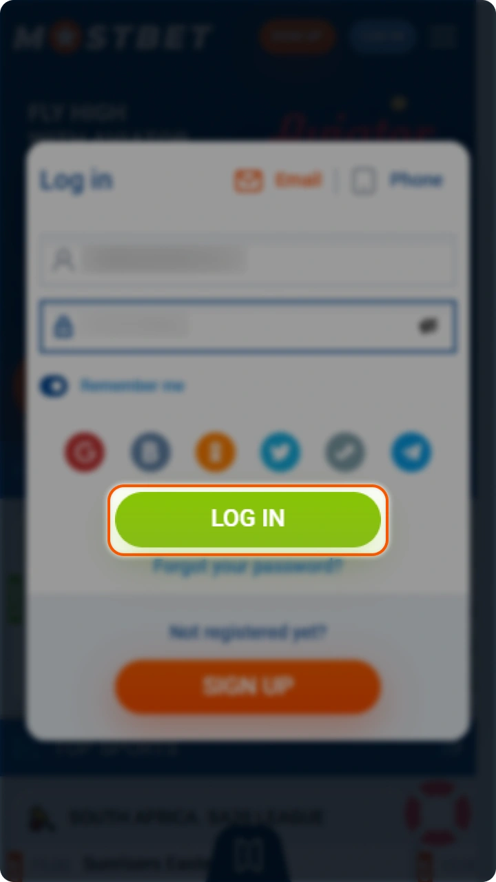 Confirm your Mostbet login to start exploring sports betting and casino games.