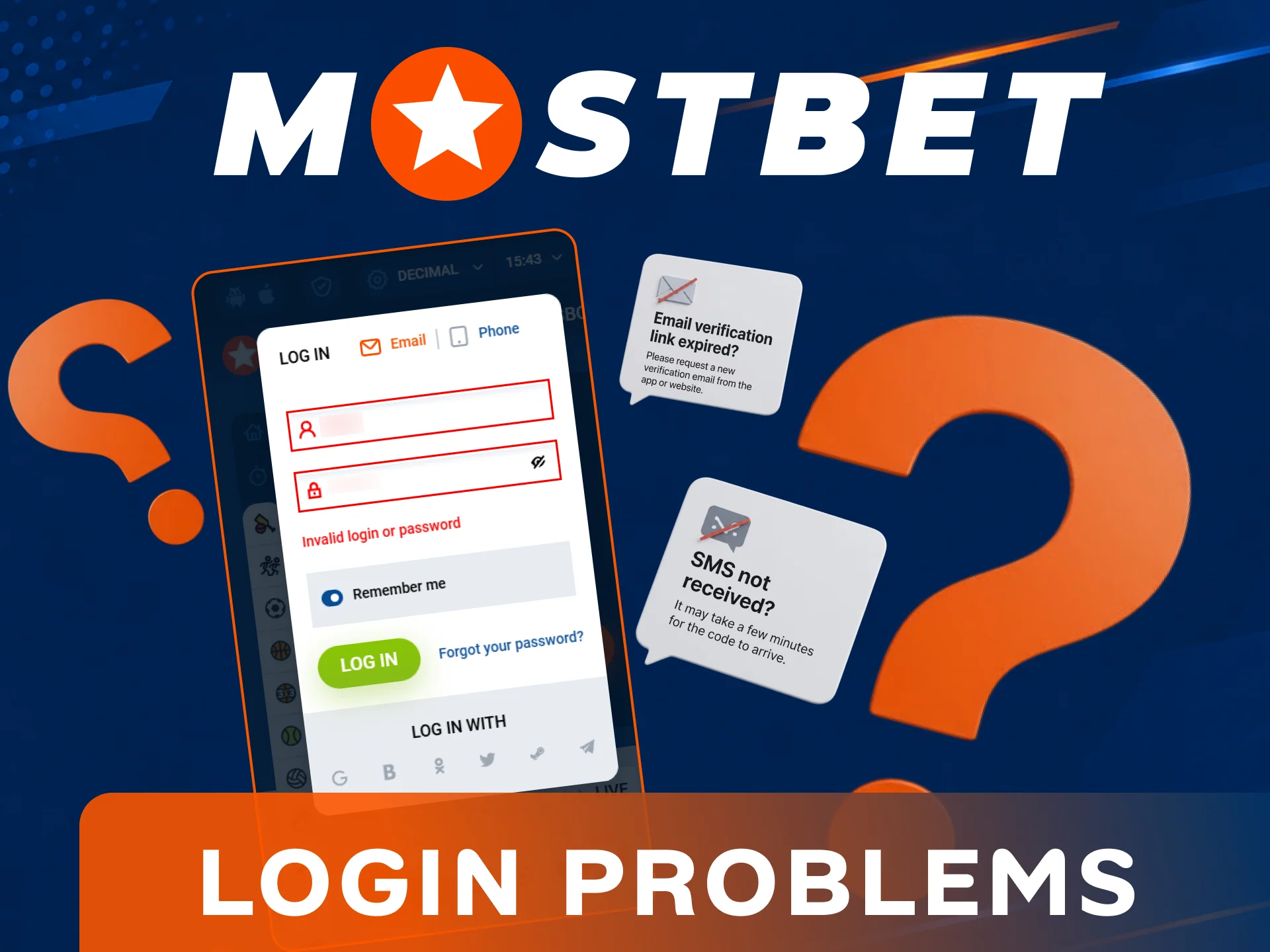 Resolve Mostbet login issues quickly to access your account without delay.