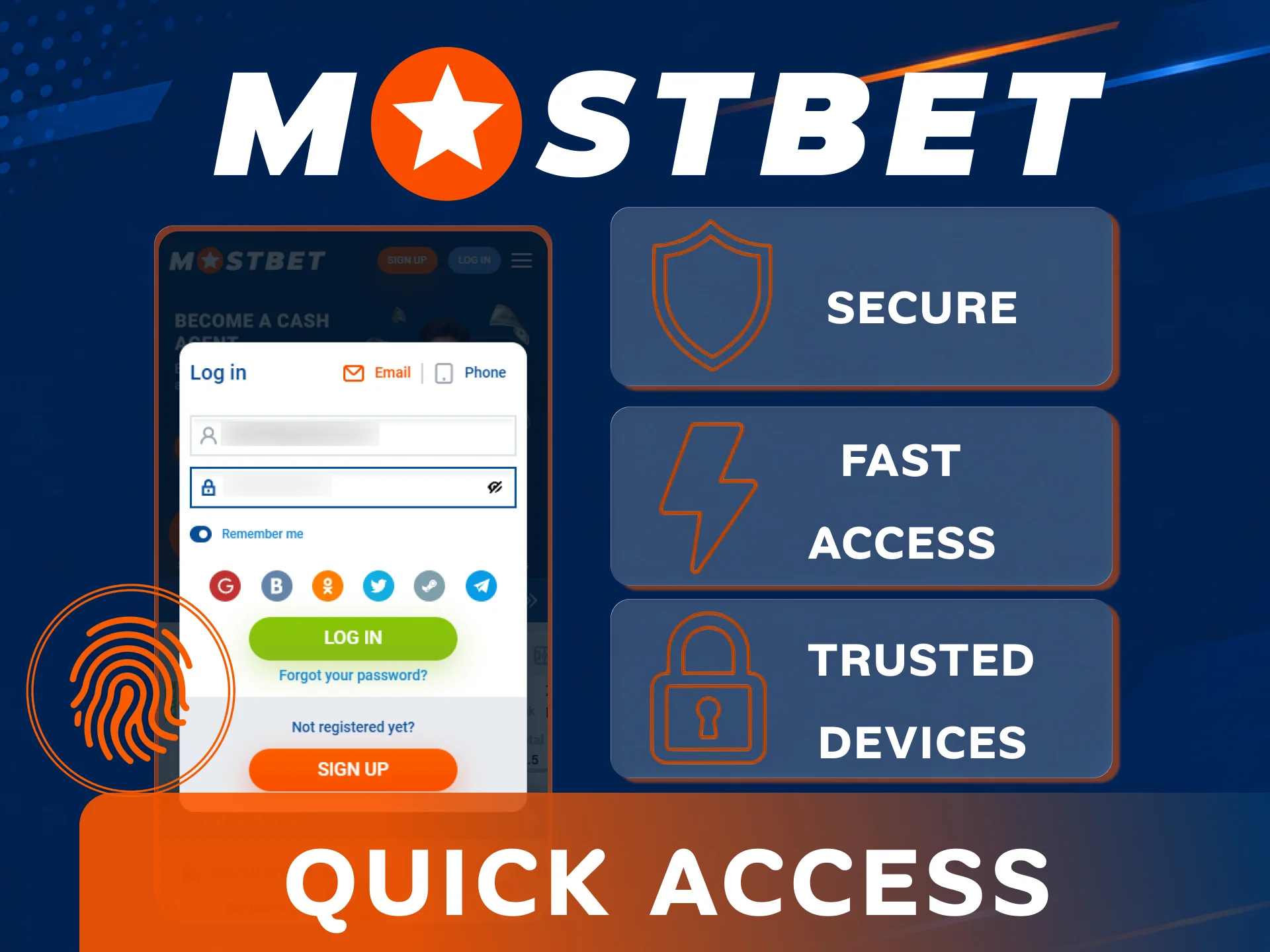 Use biometric login at Mostbet India for quick and secure access to games.