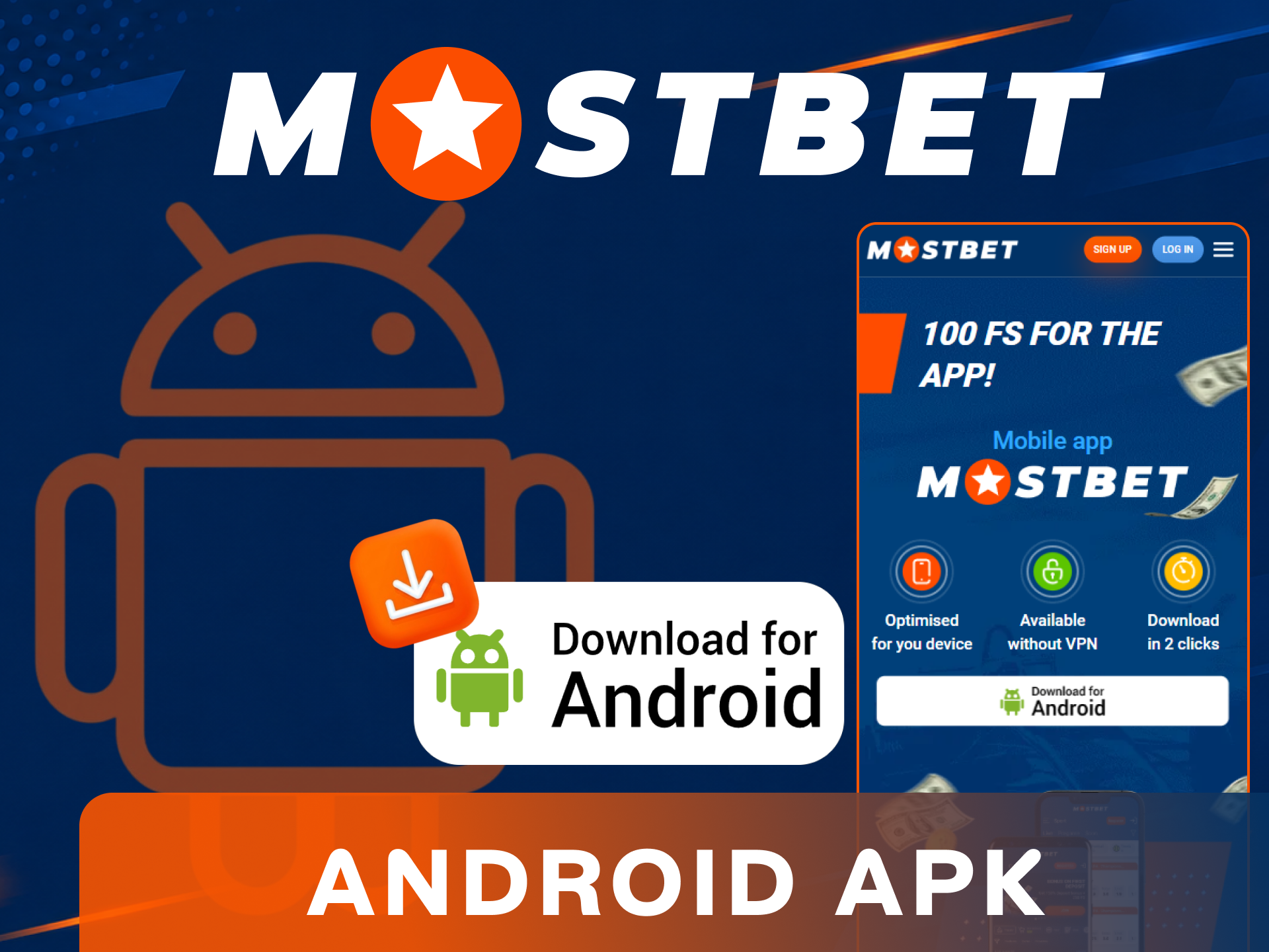 Download Mostbet Android APK and register easily from your smartphone.
