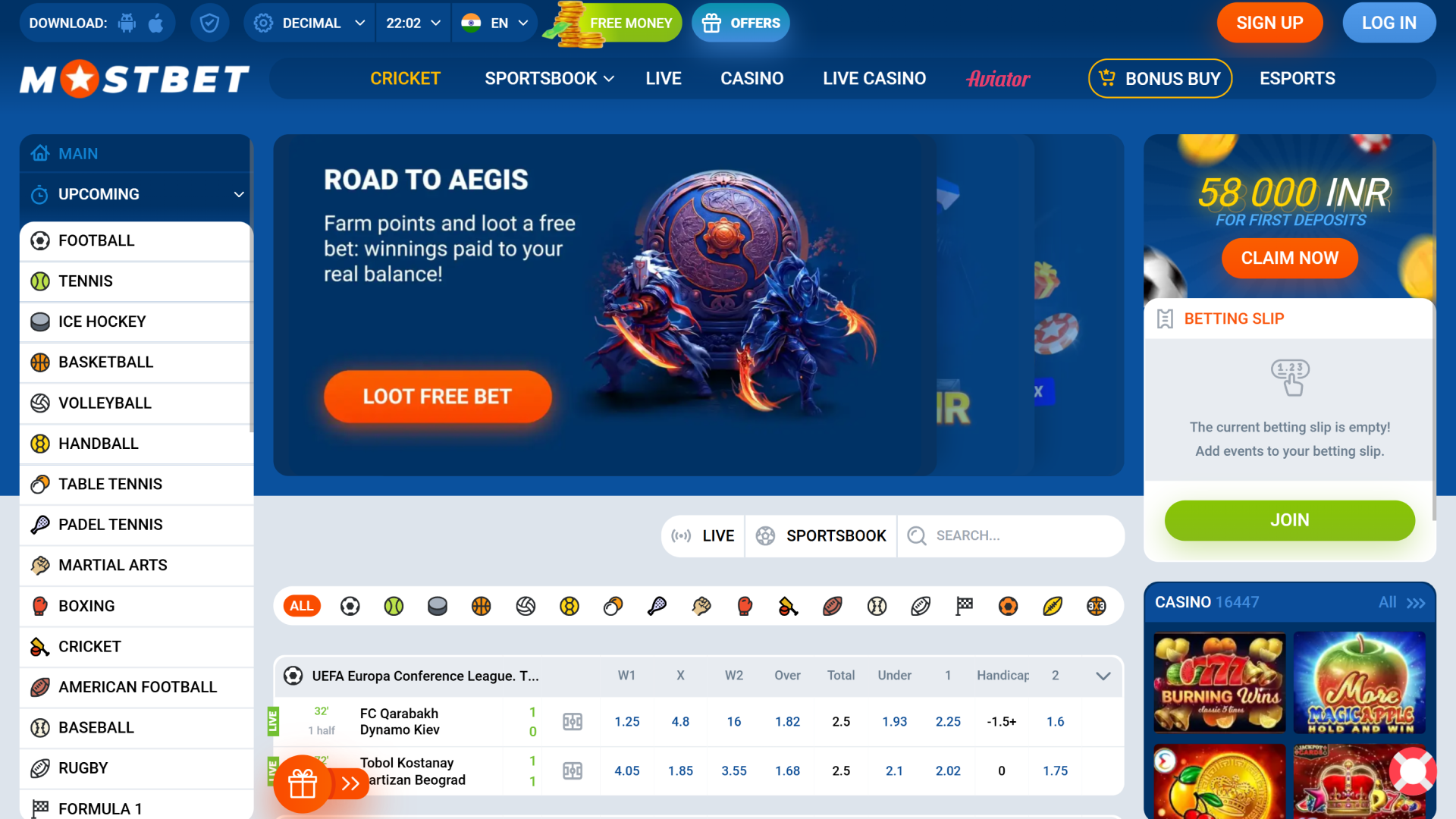 Visit the official Mostbet home page to start your gaming journey.