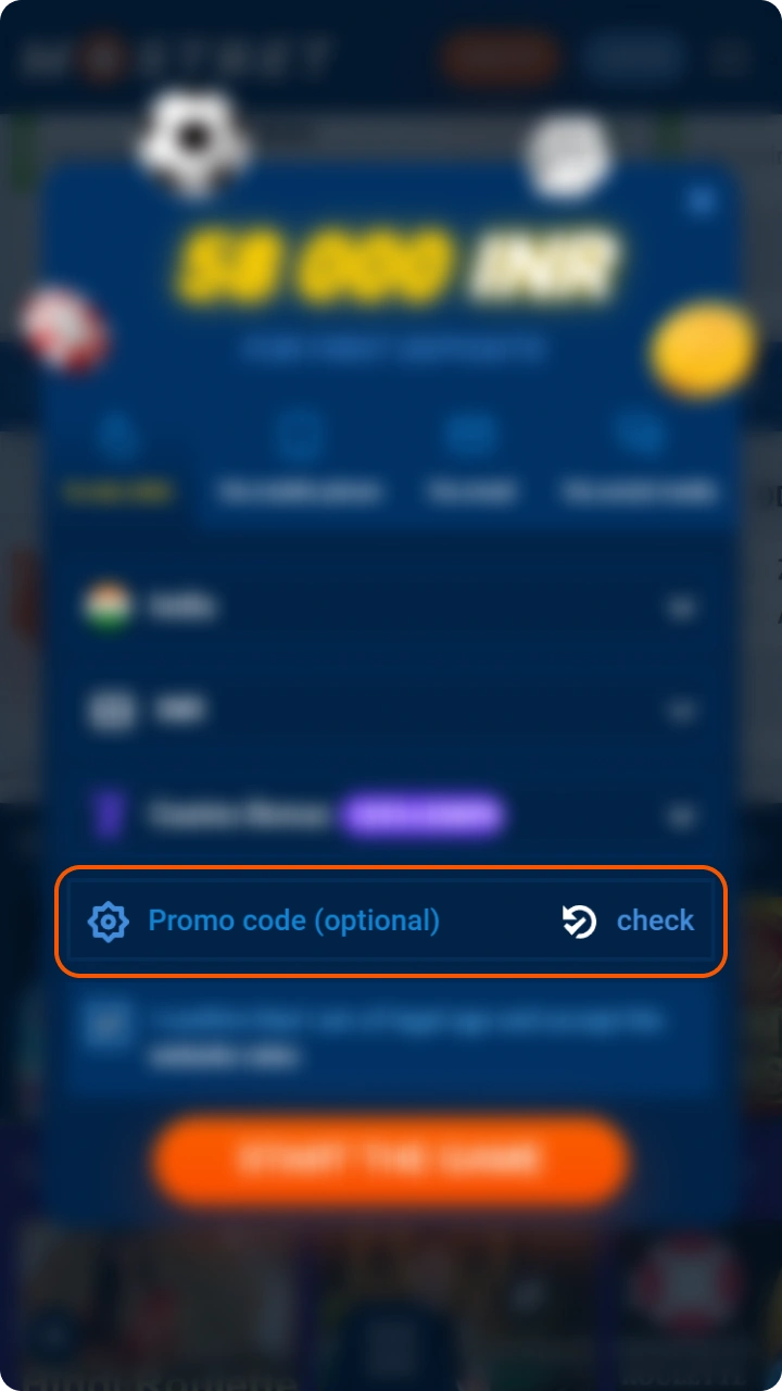 Apply a promo code to unlock exclusive bonus offers at Mostbet.