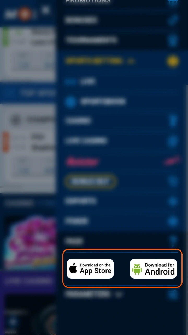 Download the official APK and complete the app registration at Mostbet.