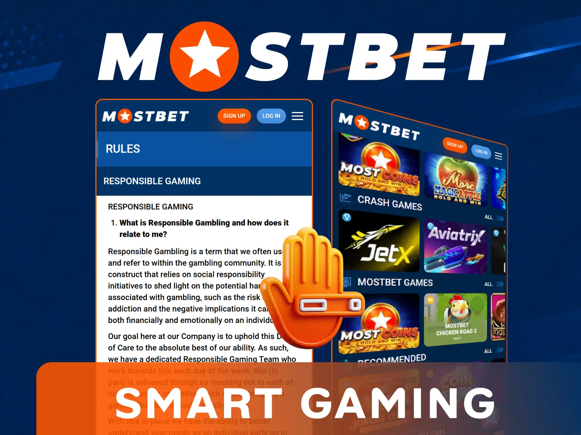 Play safely at Mostbet casino and maintain control of your bets.